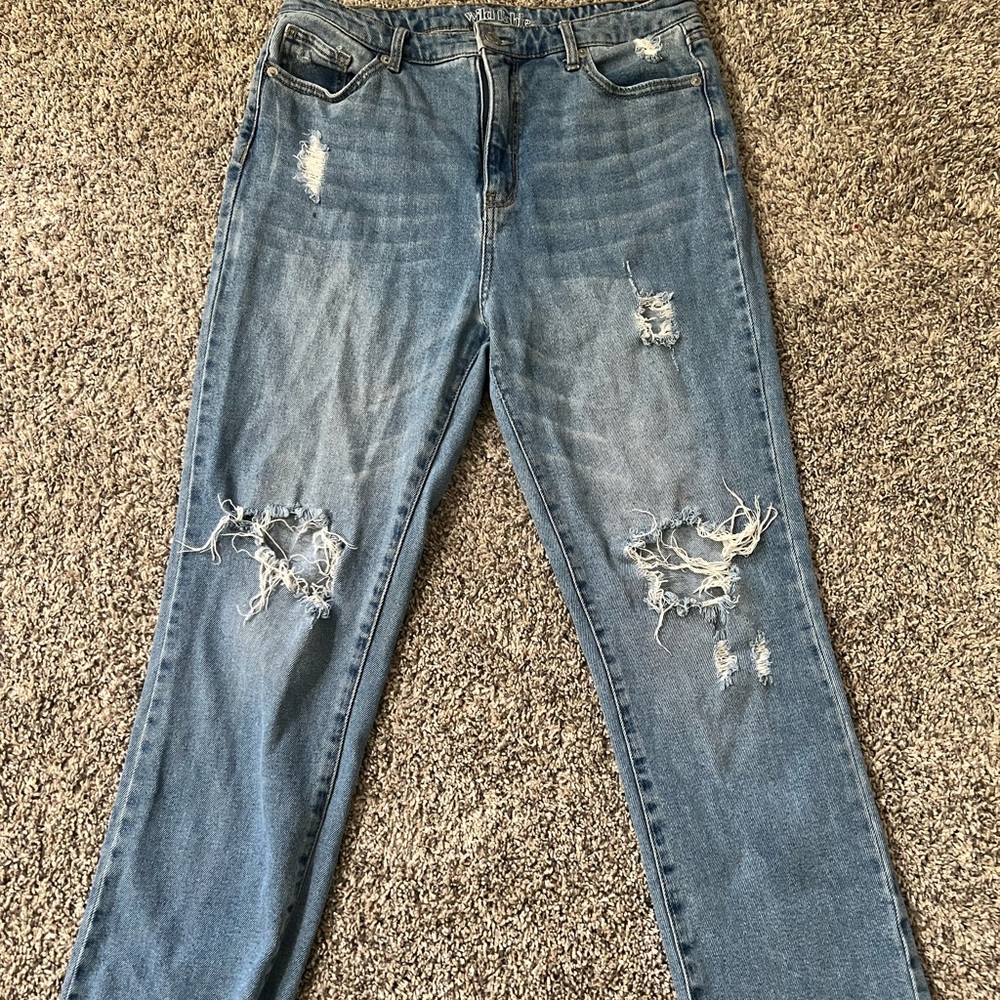 Wild Fable Cropped Mom Jeans